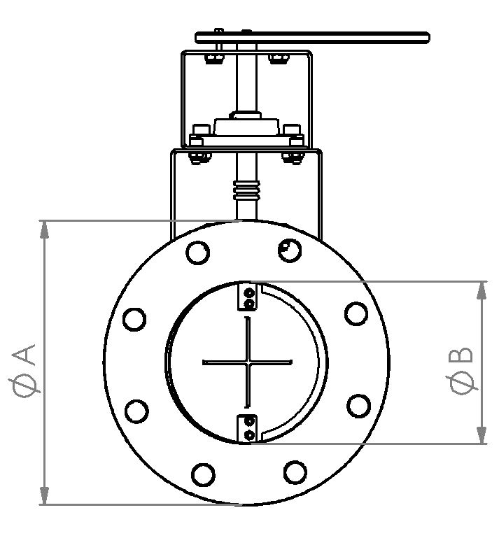 Butterfly Damper Valve