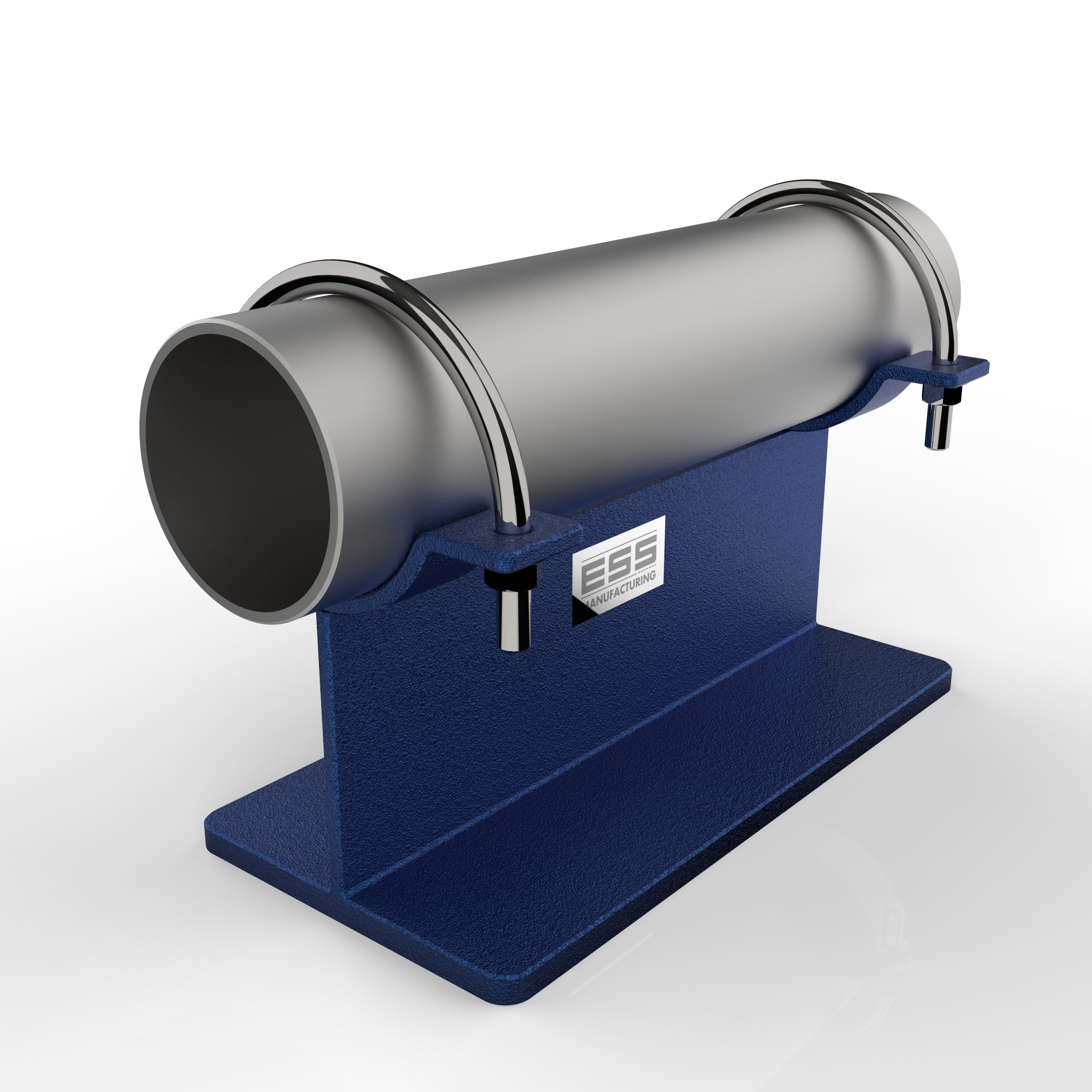 Split Beam Pipe Shoe with U-Bolts